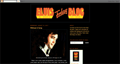 Desktop Screenshot of elvistodayblog.com